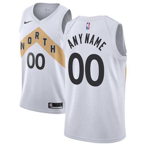 Womens Customized Toronto Raptors Swingman White Nike NBA City Edition Jersey->customized nba jersey->Custom Jersey